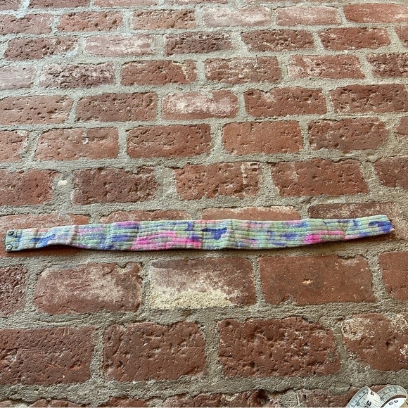 Vintage hot pink, purple, orange and army green belt - Picture 8 of 15